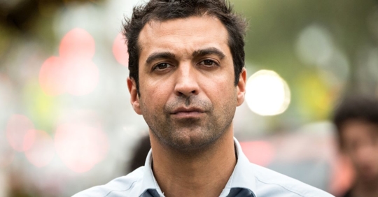 Man with foreign nationality looking at the camera